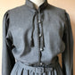 Belted wool dress