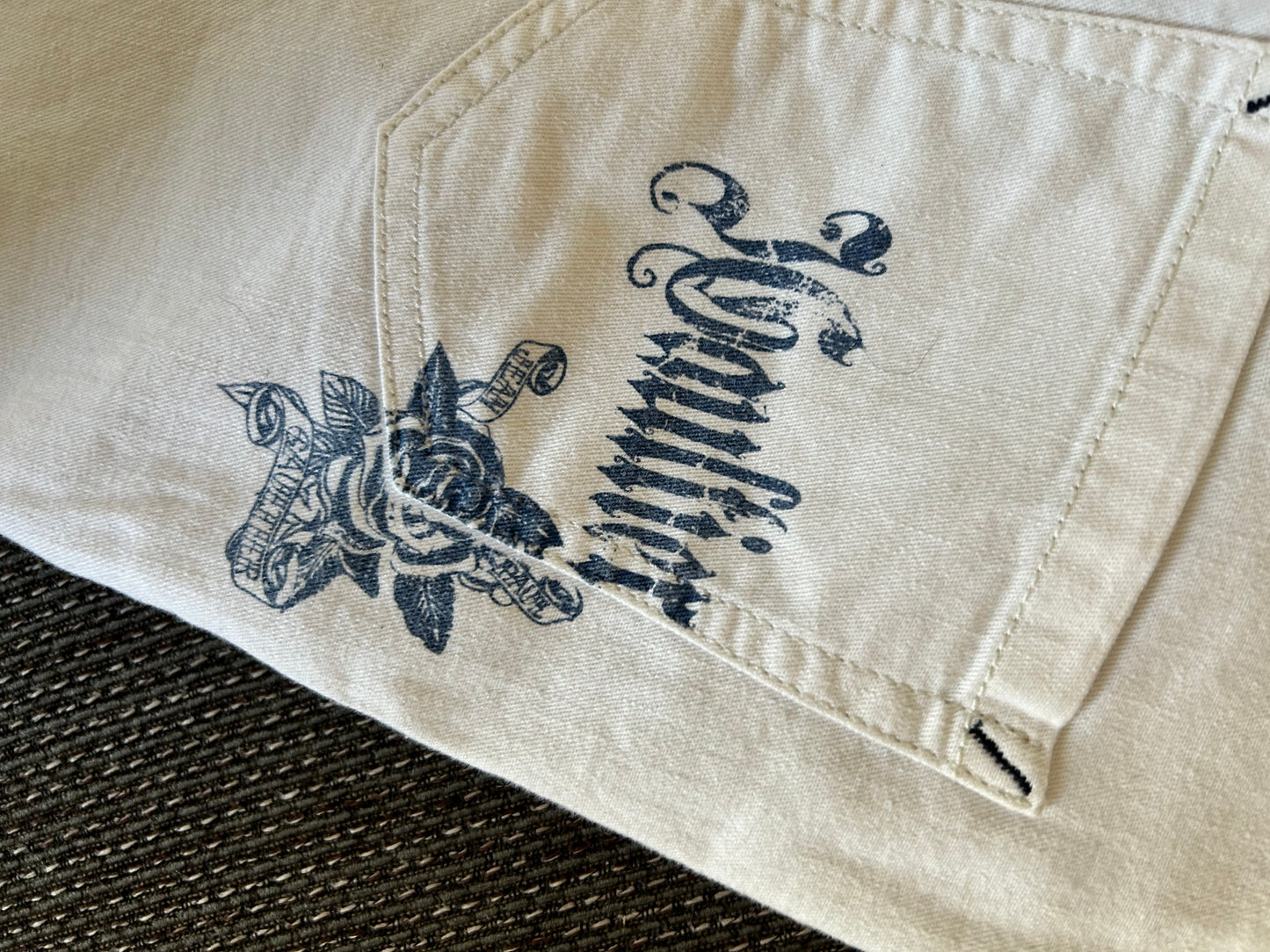 Jea Paul Gaultier white jeans