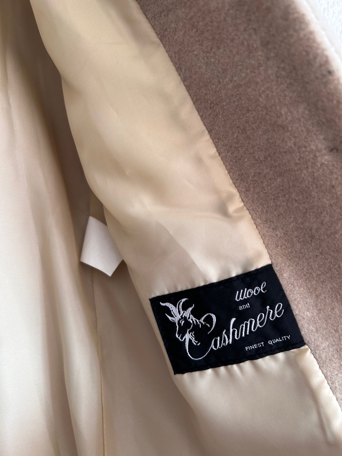 Vintage wool & cashmere coat