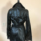 Vintage mini belted trench-coat