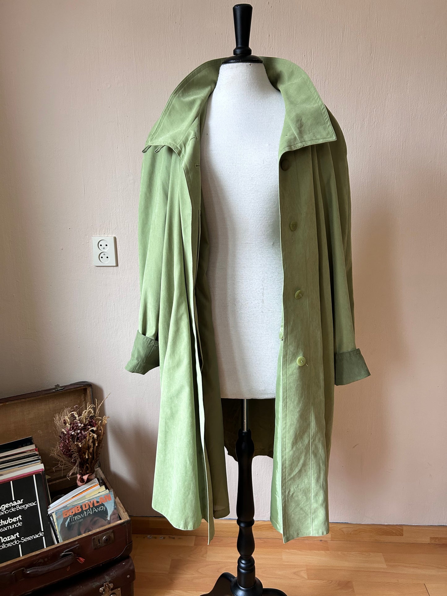 Vintage midi trench coat