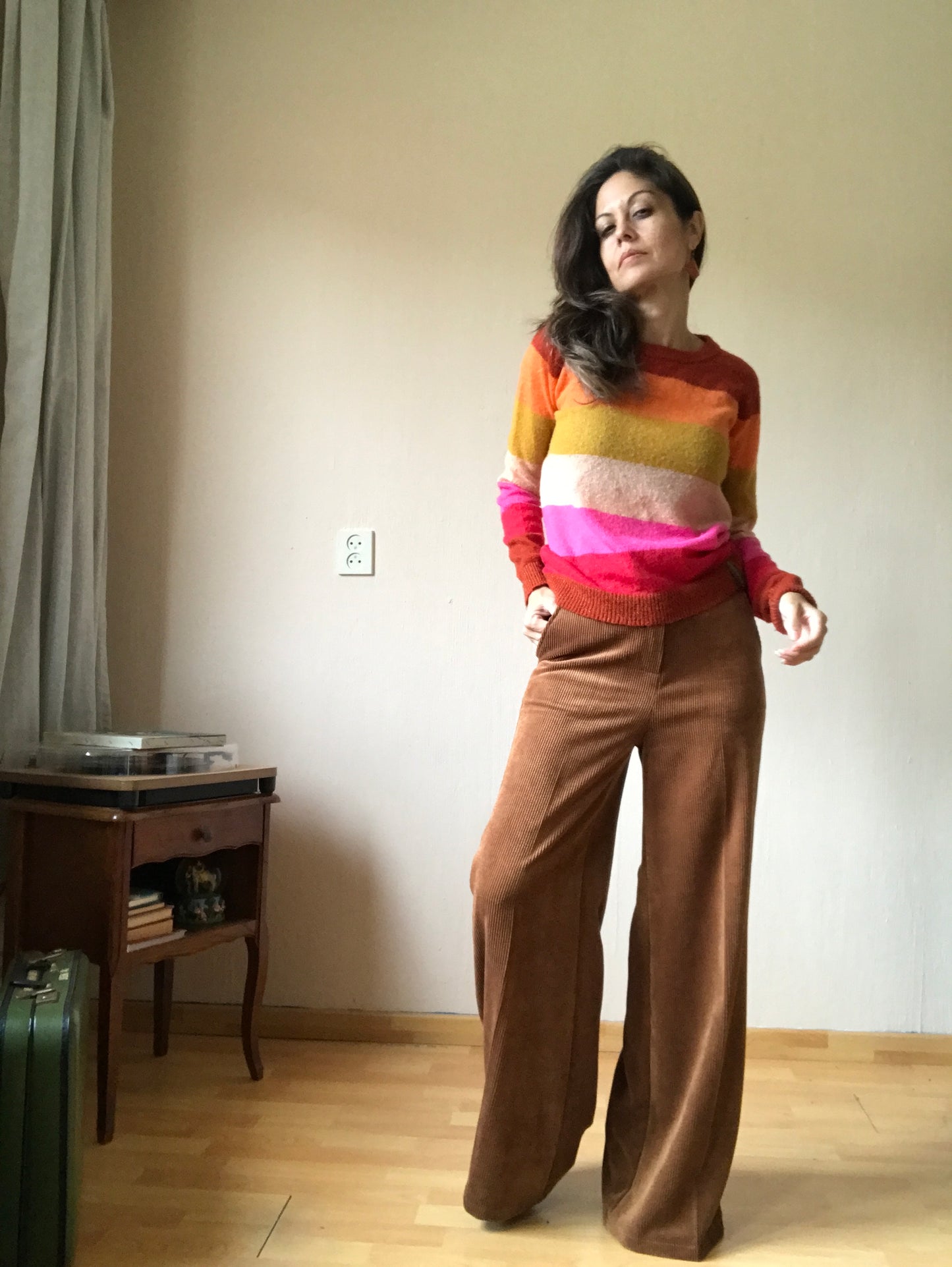 Corduroy elephant pants