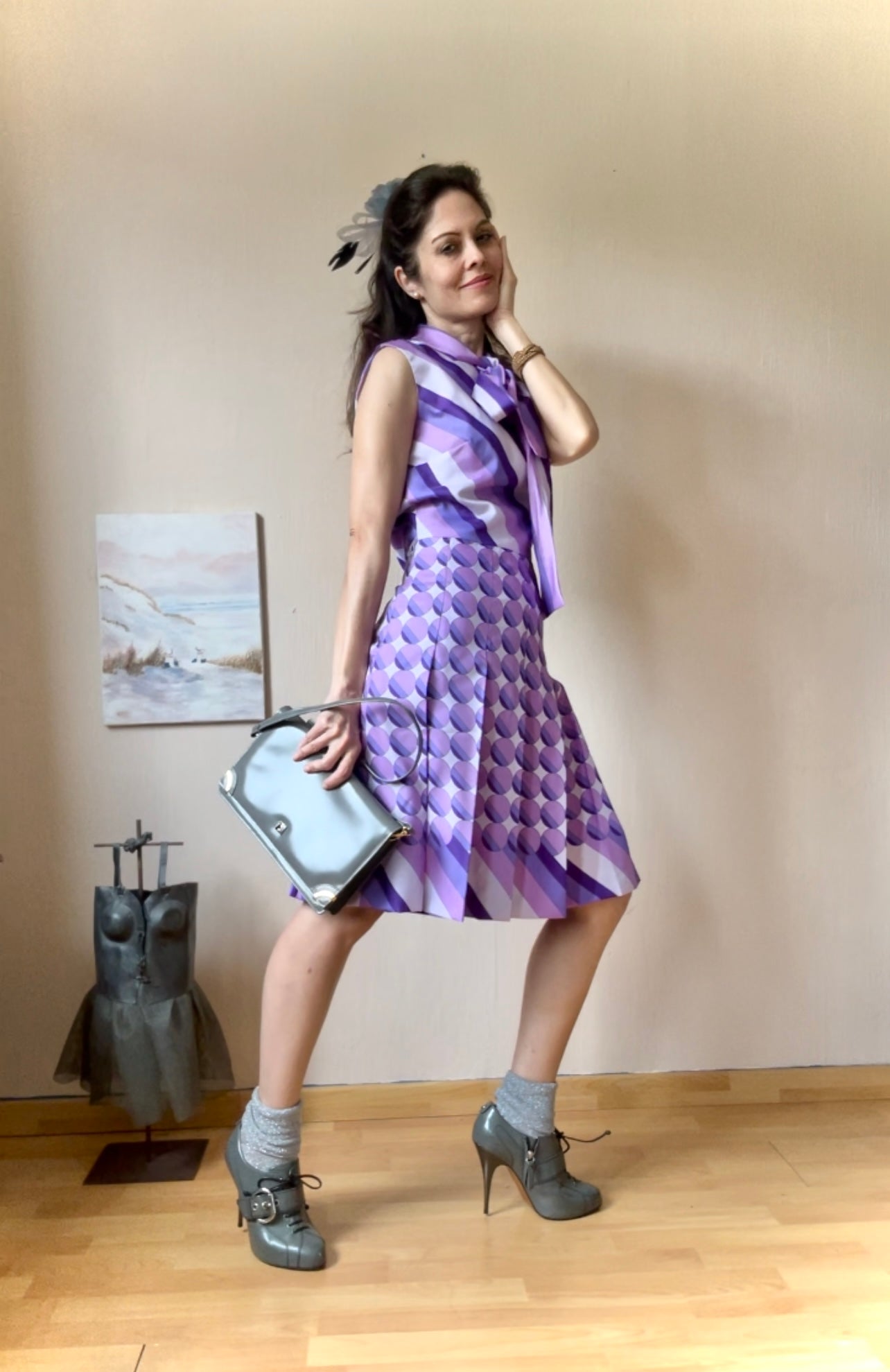 Ein Fink Modell 60s dress