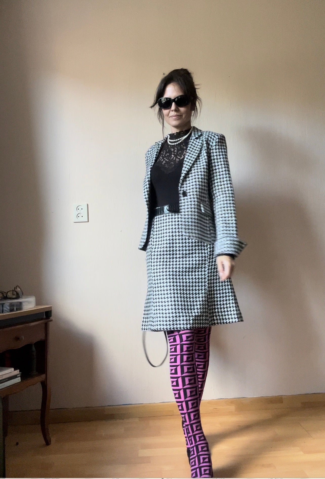 Houndstooth tailleur