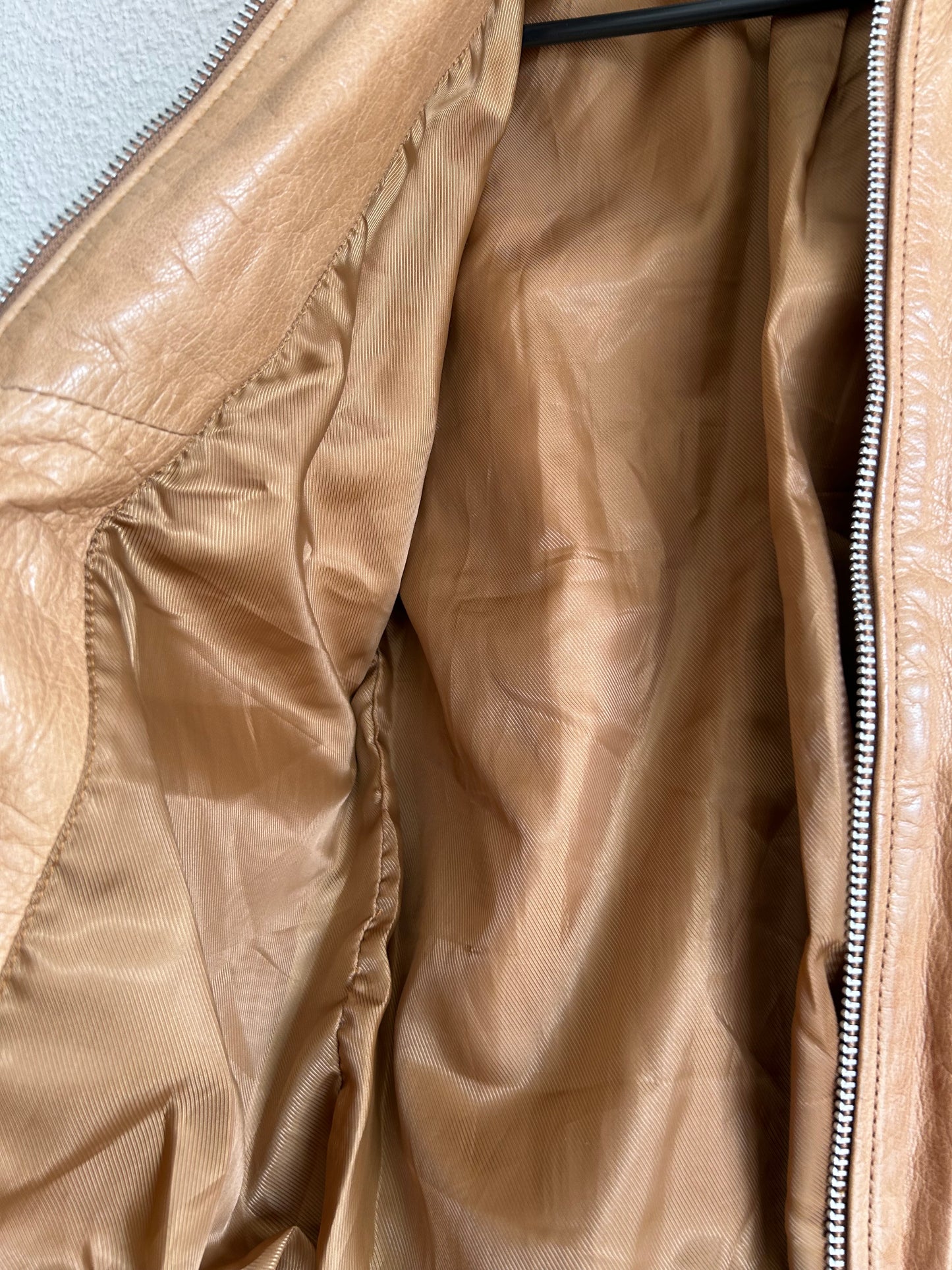 70s vintage leather bomber