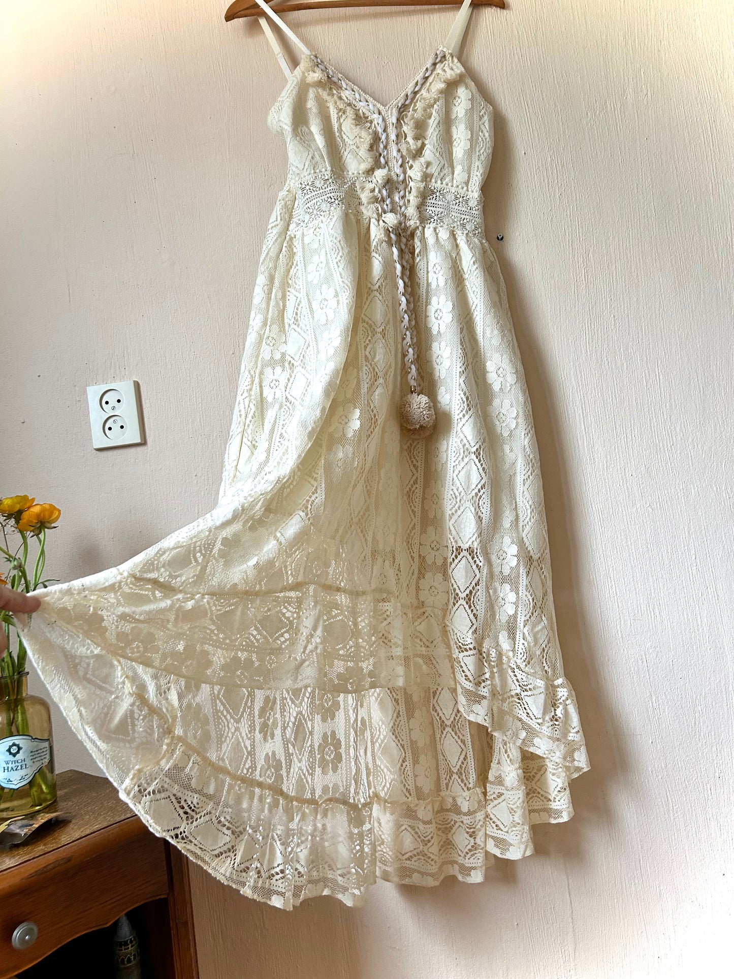 Full lace boho dress