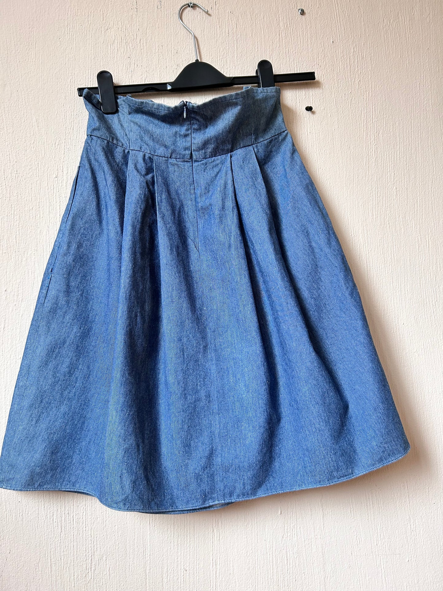 Jil Sander Navy midi skirt