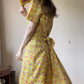 Vintage floral print dress