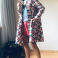 70s plaid coat