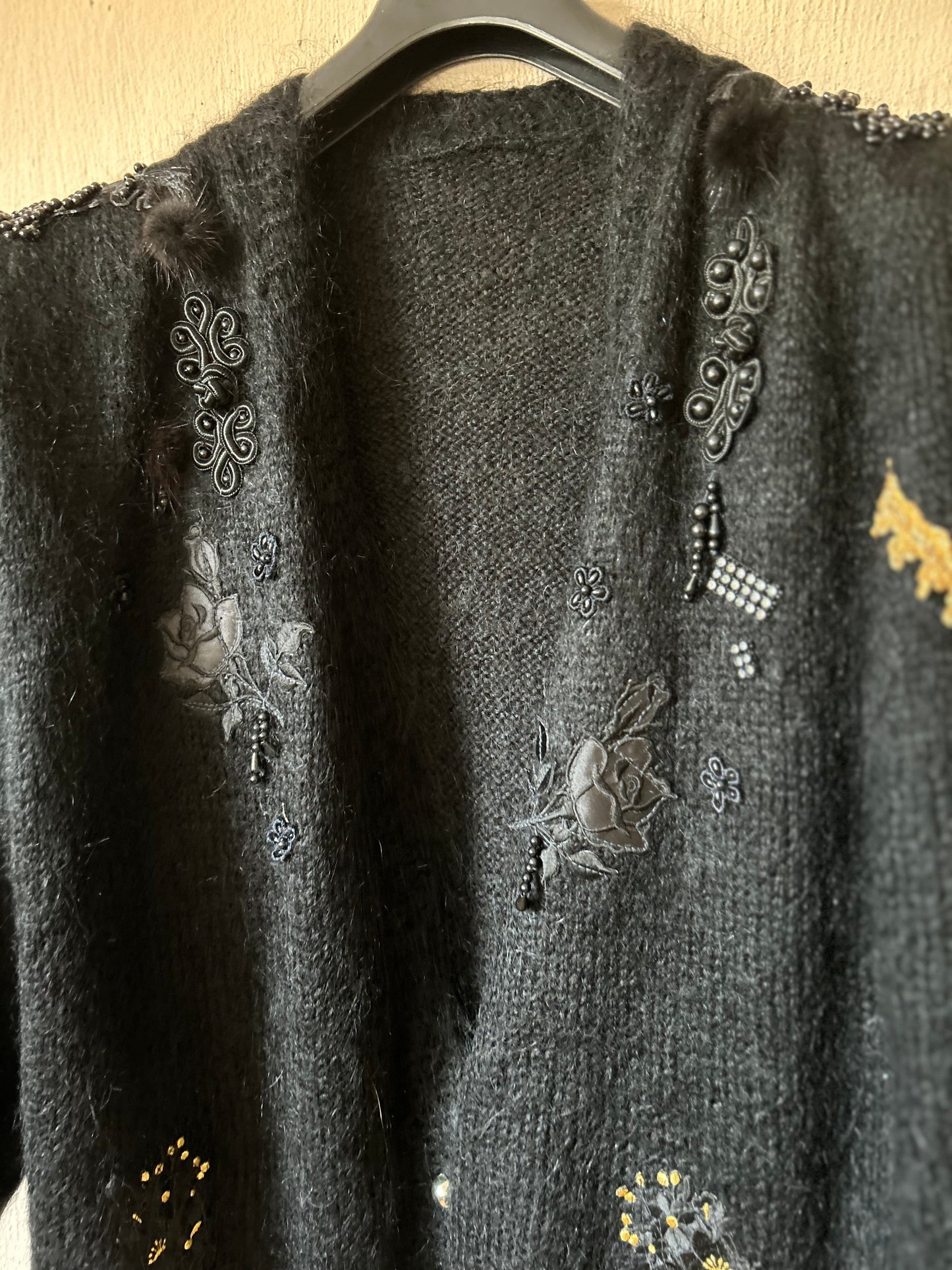 80s Vintage wool cardigan