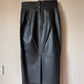 80s Maxi leather skirt (M/L)