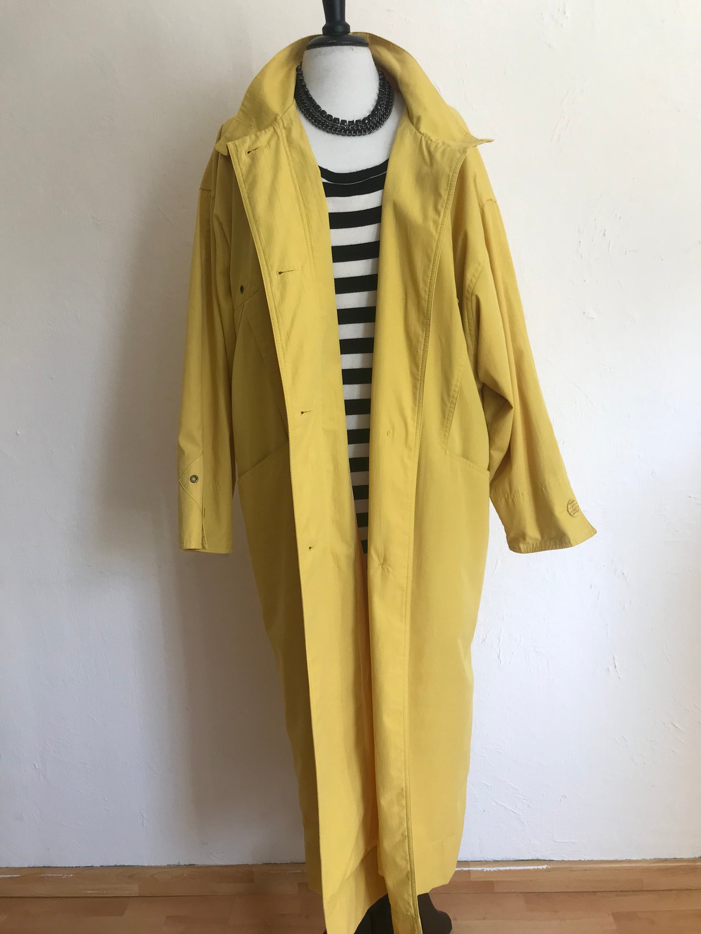 90s maxi trenchcoat