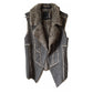 Ichi bodywarmer fur vest