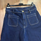 Wide leg culotte jeans