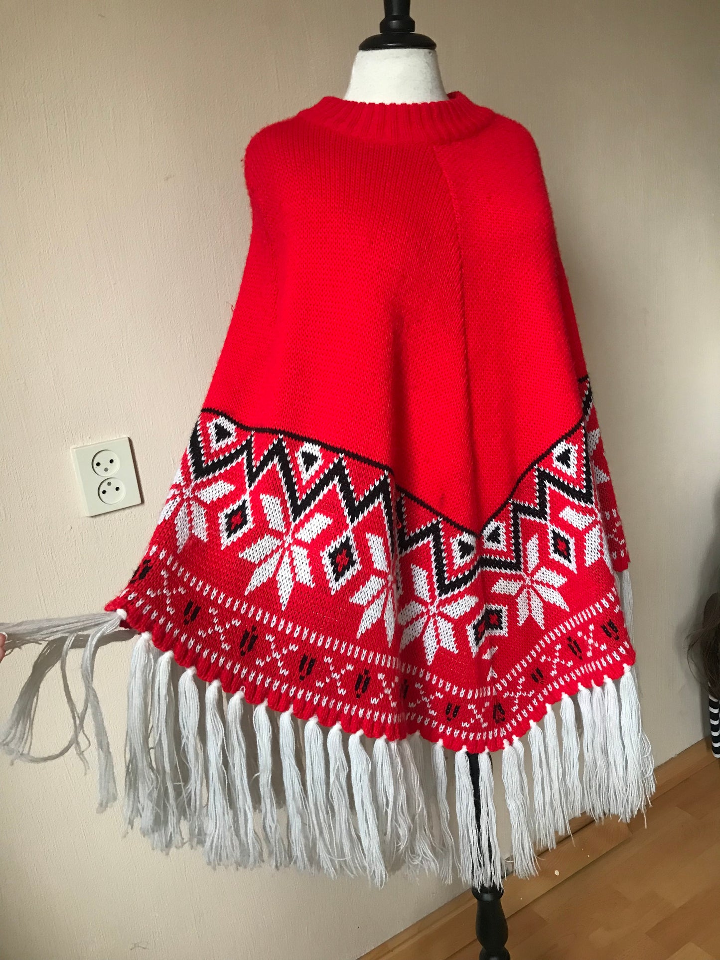 Christmas poncho