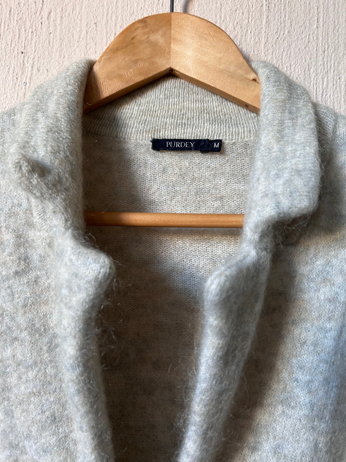 Purdey mohair cardigan