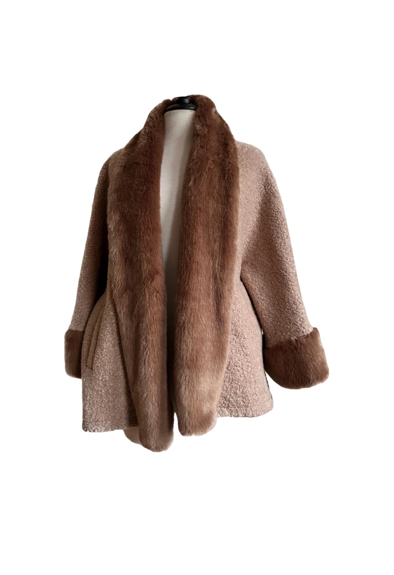 100% wool cardi-coat