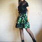 Vintage pleated mini skirt