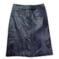 Mat Sui leather skirt