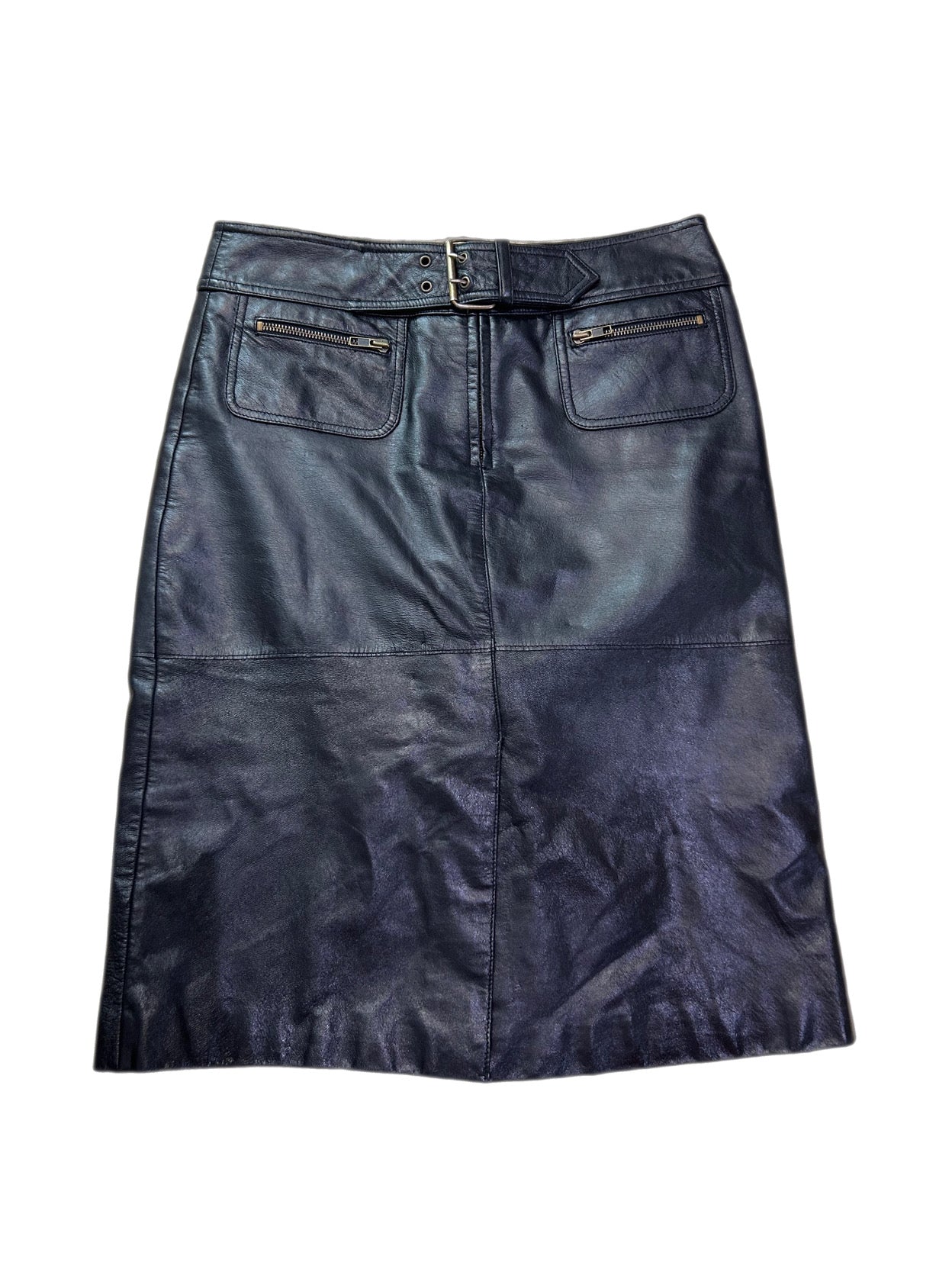 Mat Sui leather skirt