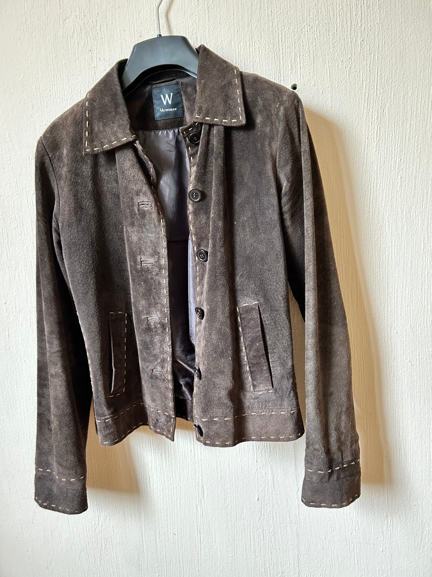 Vintage brown suede jacket