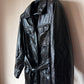 Noize vegan leather trench coat