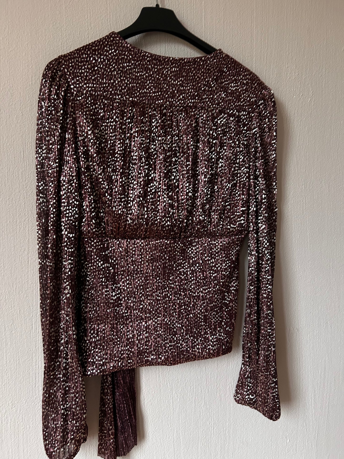 Glittery party blouse