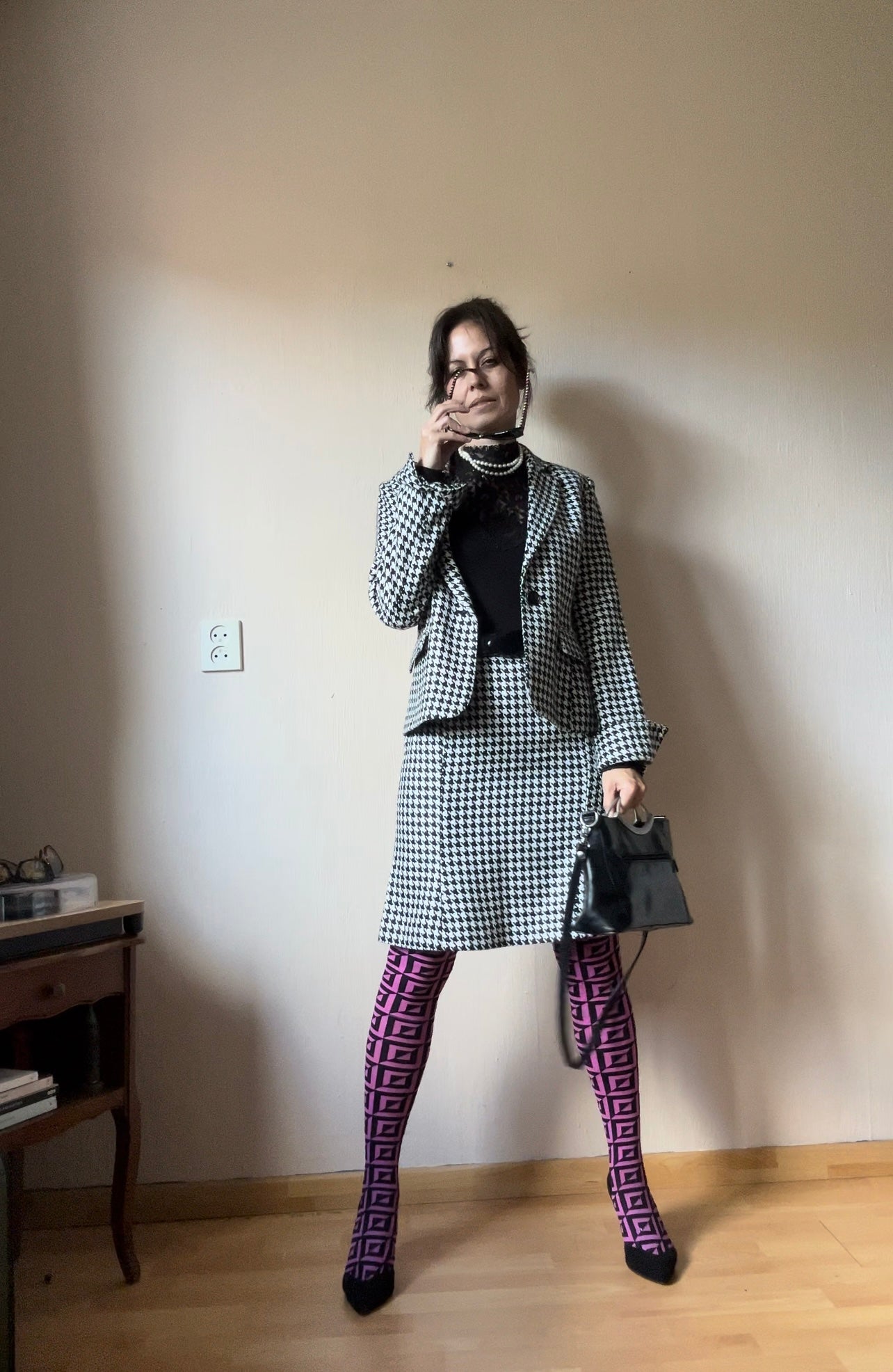 Houndstooth tailleur