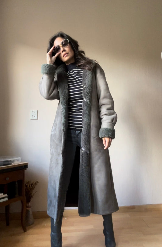 Vintage Nubuck Napa coat