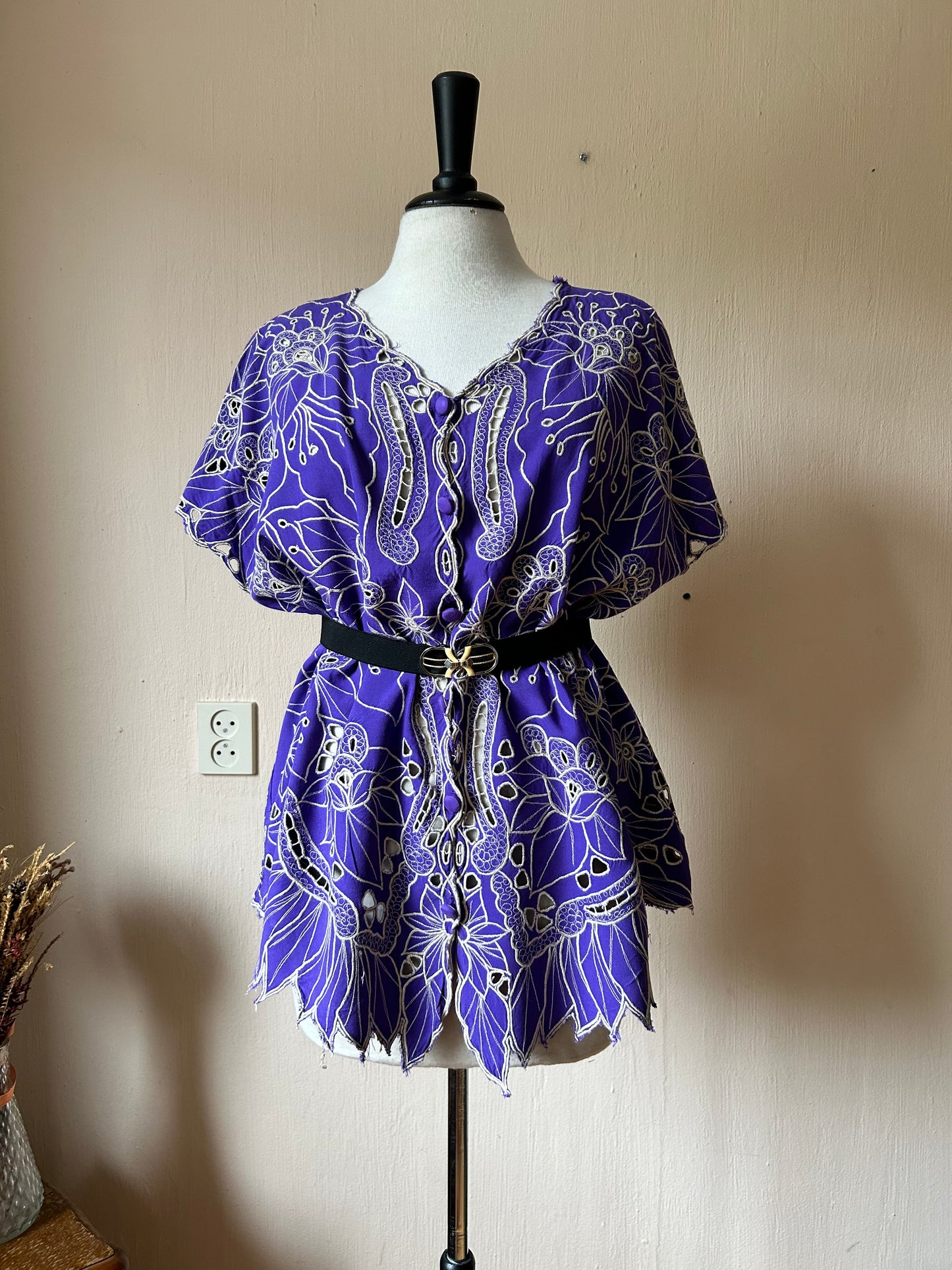 Vintage butterfly blouse