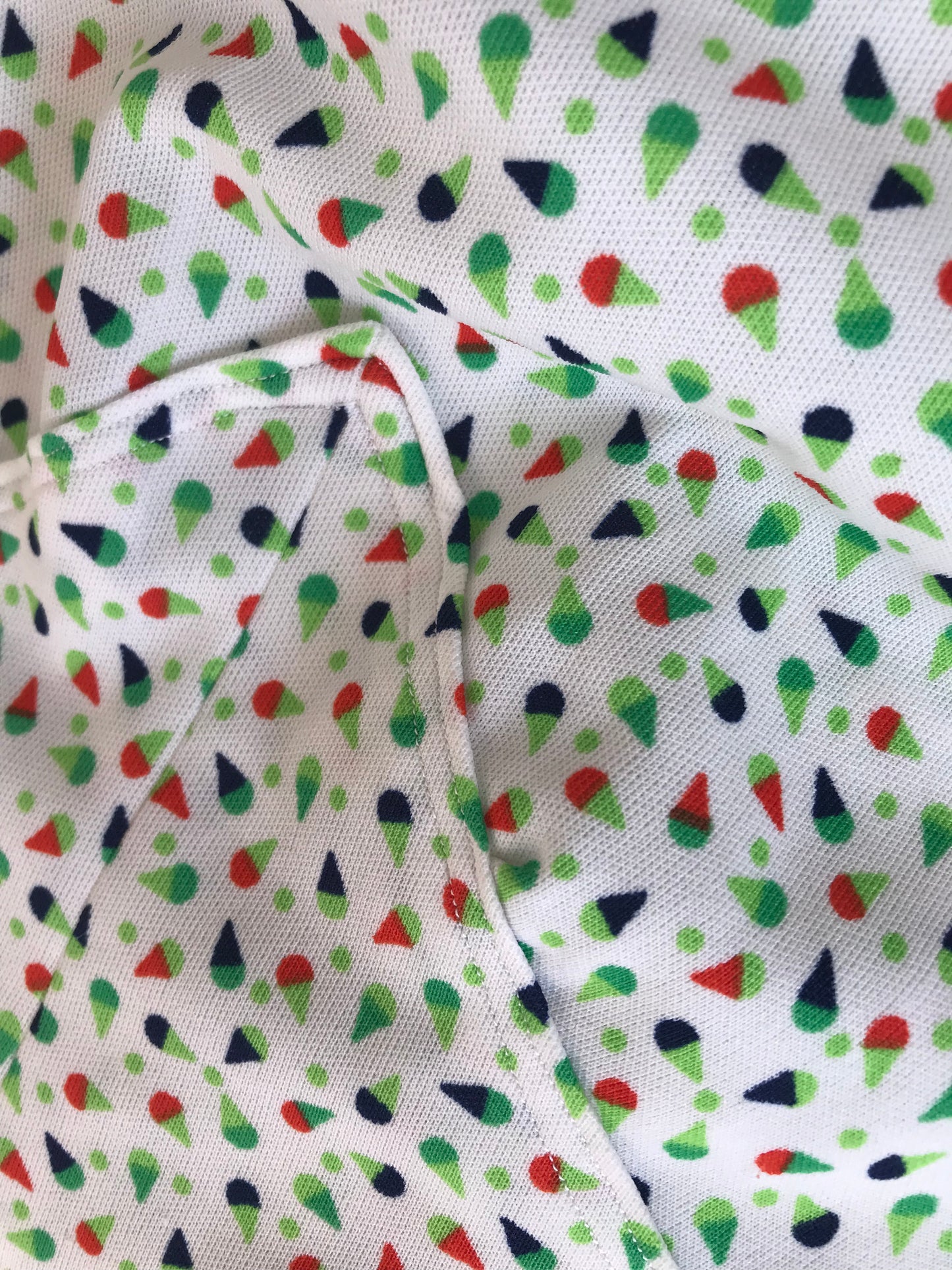 Cone print dress