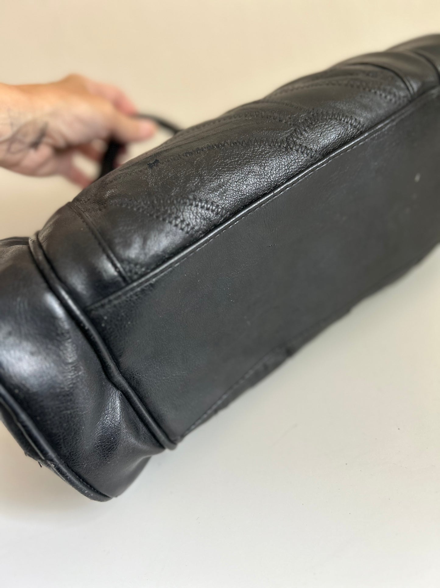 Genuine leather handbag