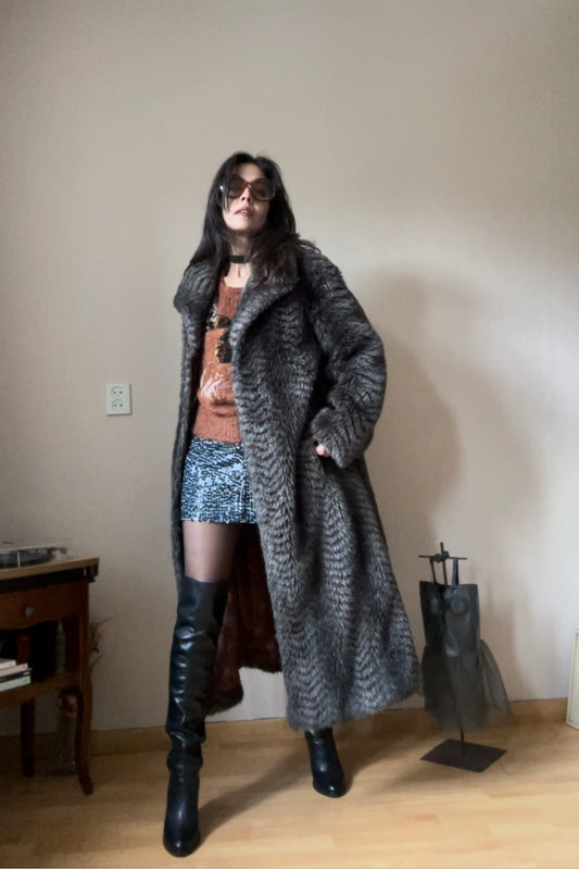 Alpaca Fur vintage coat