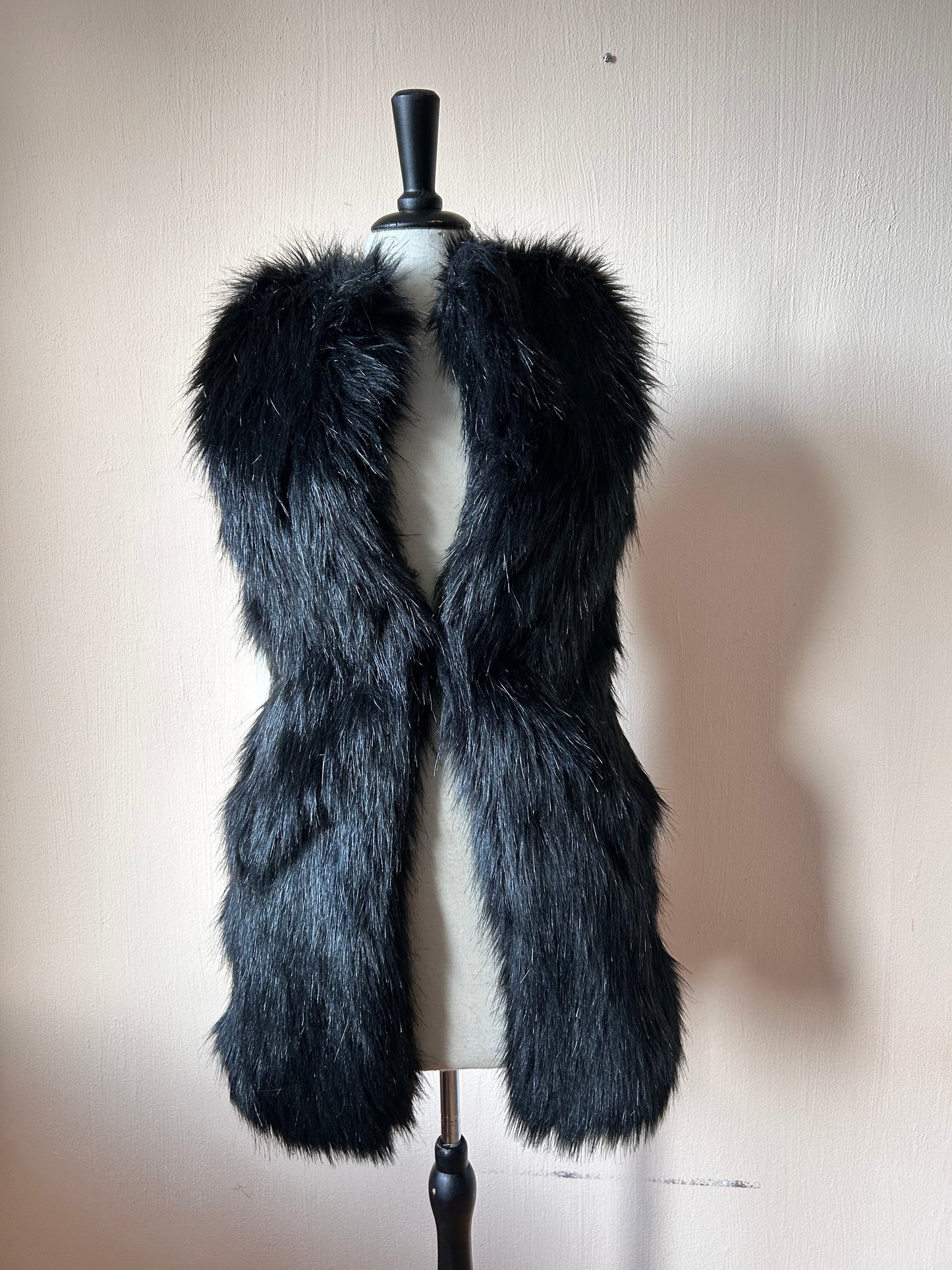 Faux fur vest