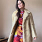 Fox fur vintage coat