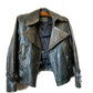 Vintage leather biker jack 42