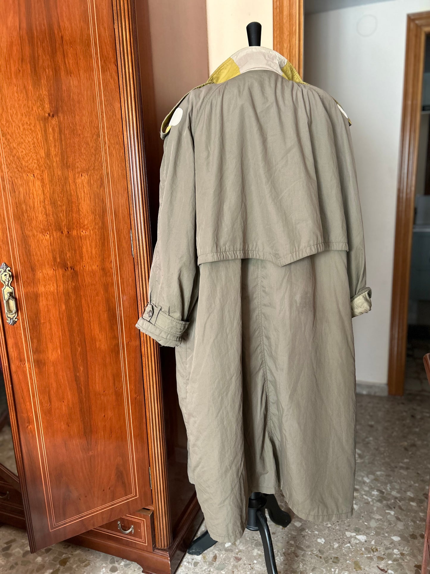 Vintage maxi trench coat