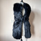 Faux fur vest