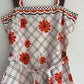 70s floral summer dress