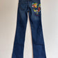 Vintage embroidered jeans