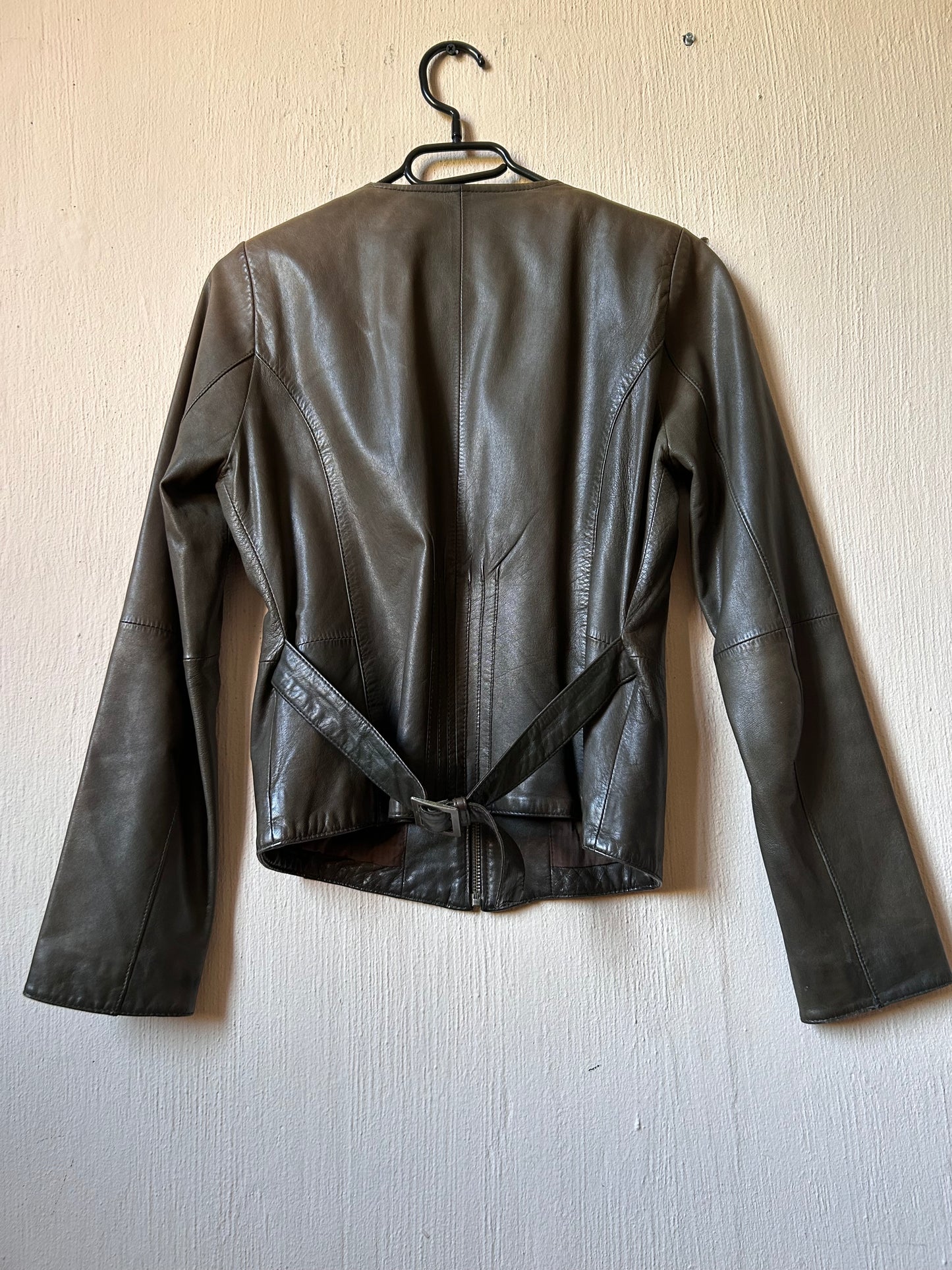 Essentiel Antwerp leather biker