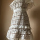 Self-Portrait guipure lace mini dress