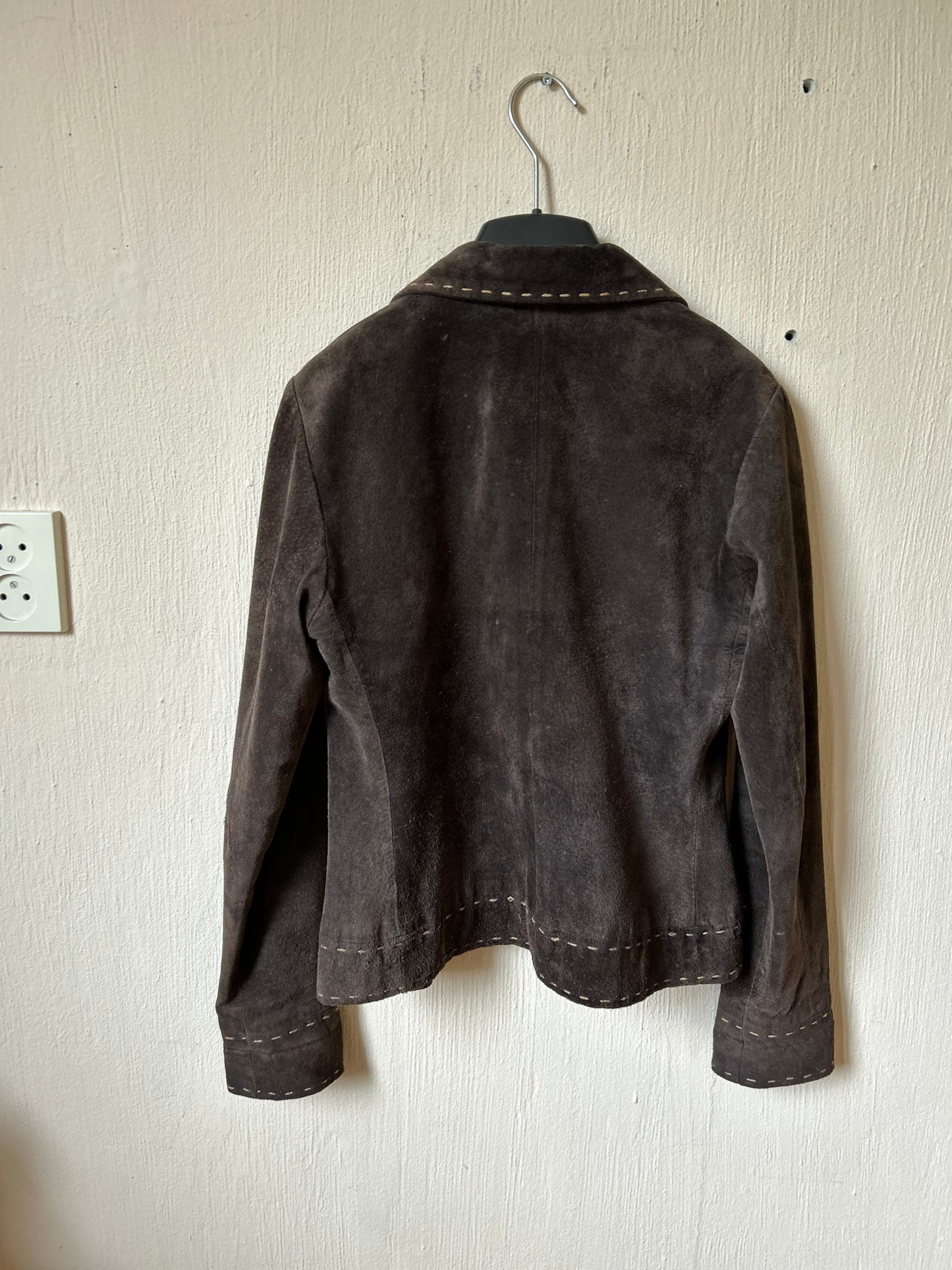 Vintage brown suede jacket