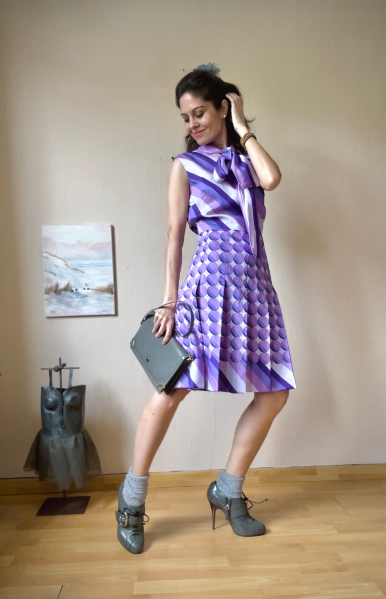 Ein Fink Modell 60s dress