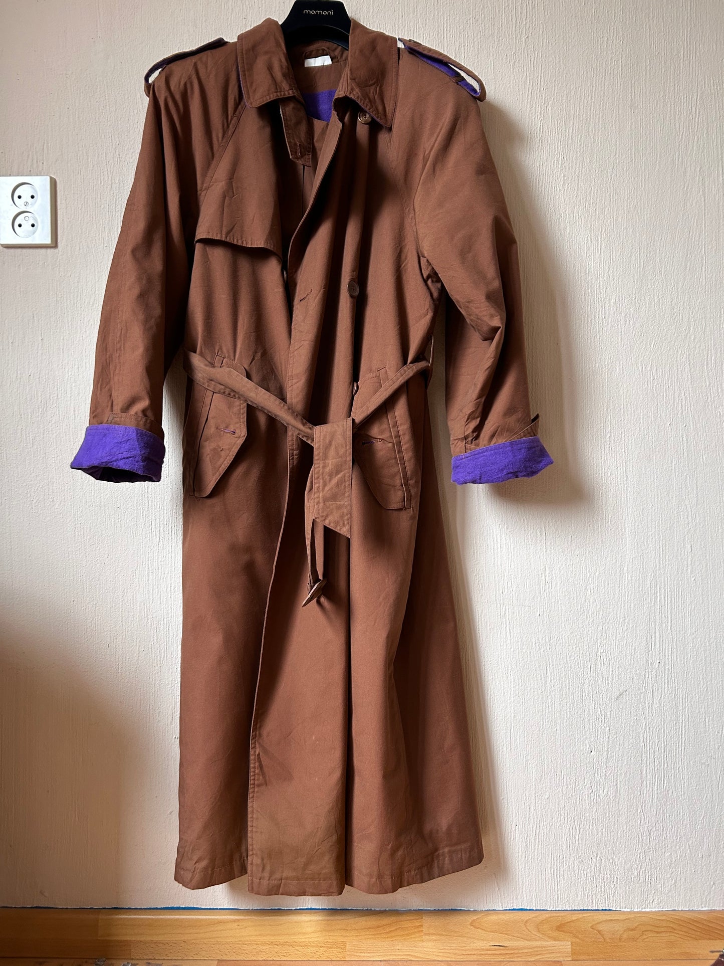 90s vintage oversized trench coat (M/L)