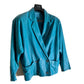 Turquoise leather jacket