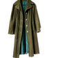 Maxi corduroy belted trench coat