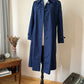 Vintage navy trench-coat 70s