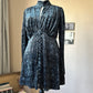 Vintage velvet feel dress