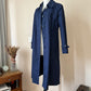 Vintage navy trench-coat 70s